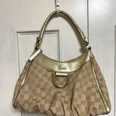 Gucci Abbey GG Canvas One Shoulder Bag