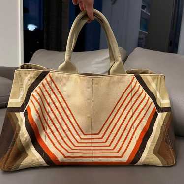 PRADA Canvas Limited Edition Geometric Pattern - image 1