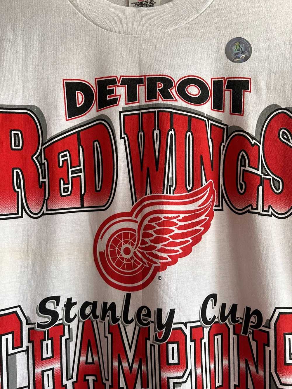 NHL × Sportswear × Vintage 1997 Redwings Stanley … - image 3