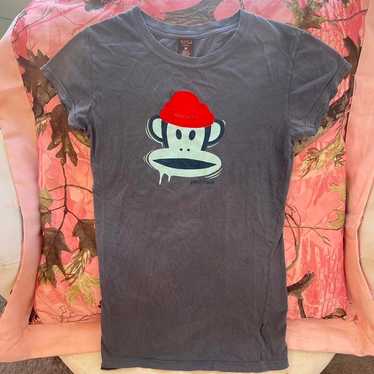 y2k paul frank monkey tshirt