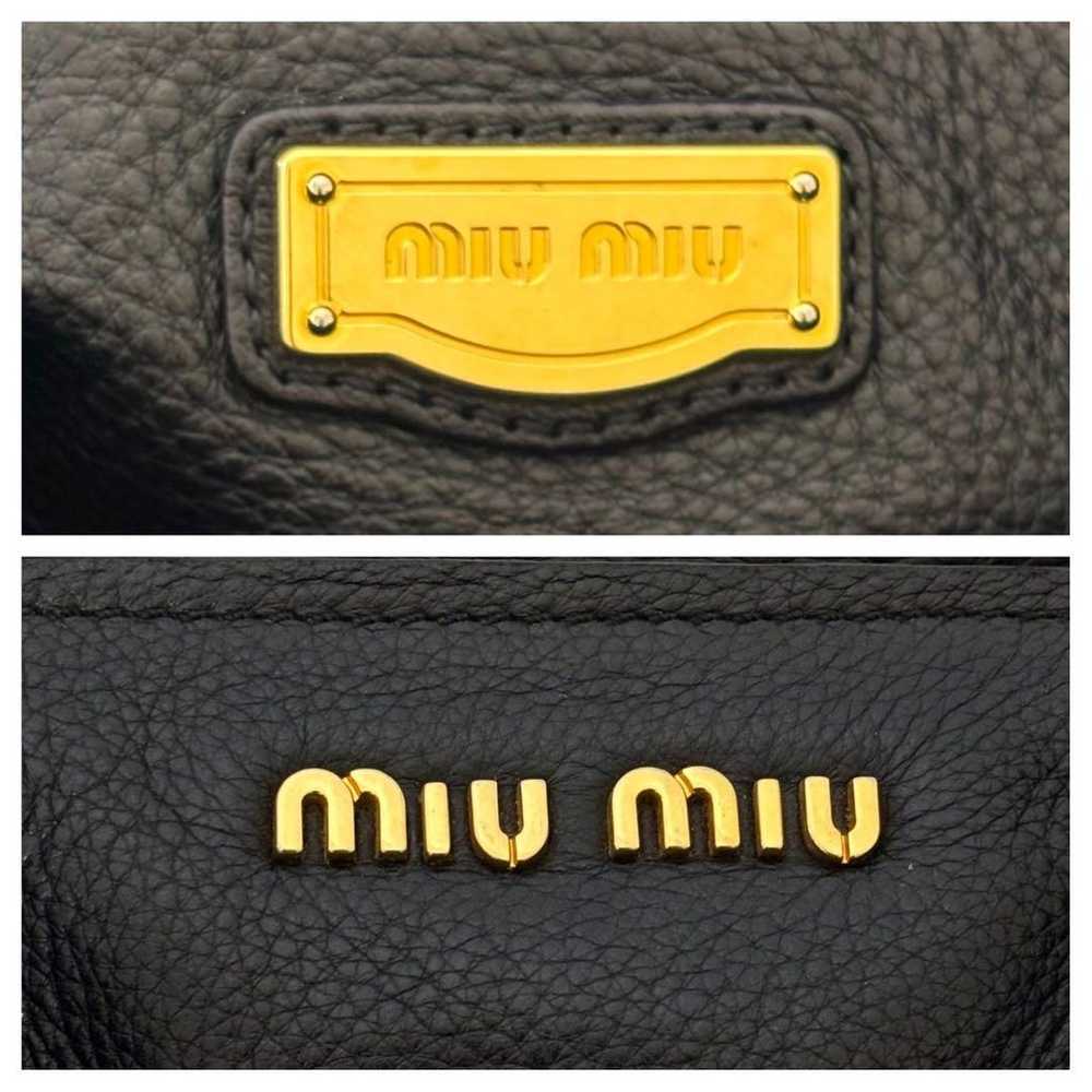 【Excellent condition】 Miu Miu Vittelo Caribe tote… - image 10