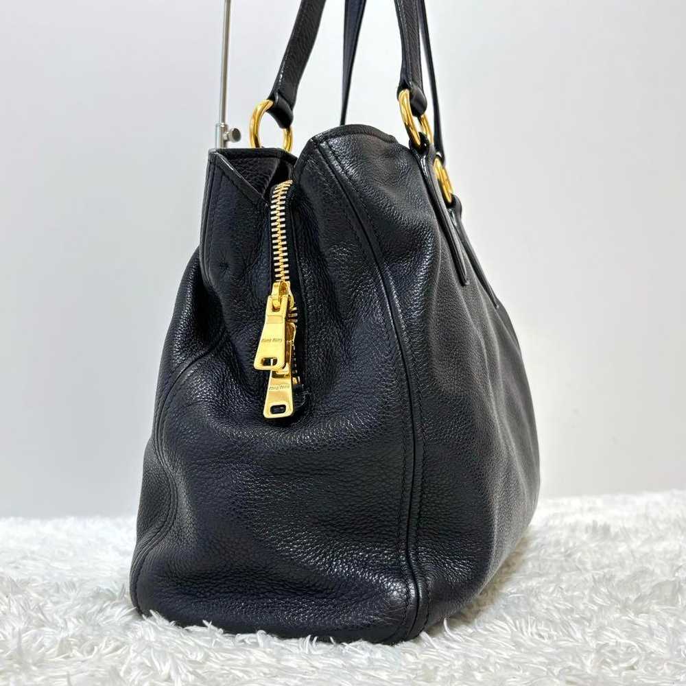 【Excellent condition】 Miu Miu Vittelo Caribe tote… - image 5