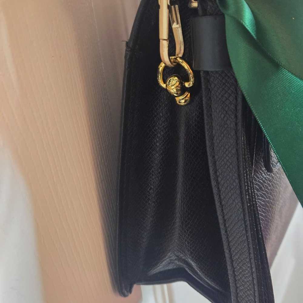 Louis Vuitton Black Taiga, Leather Crossbody Bag - image 3