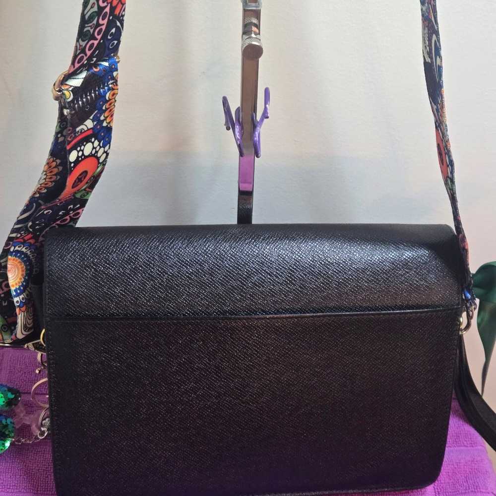 Louis Vuitton Black Taiga, Leather Crossbody Bag - image 5