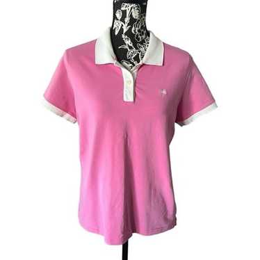 Lilly Pulitzer White Label Vintage Pink Polo Shir… - image 1