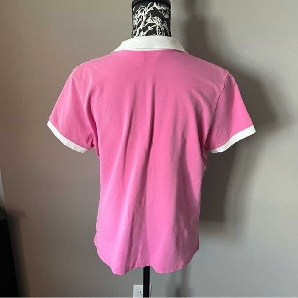 Lilly Pulitzer White Label Vintage Pink Polo Shir… - image 7