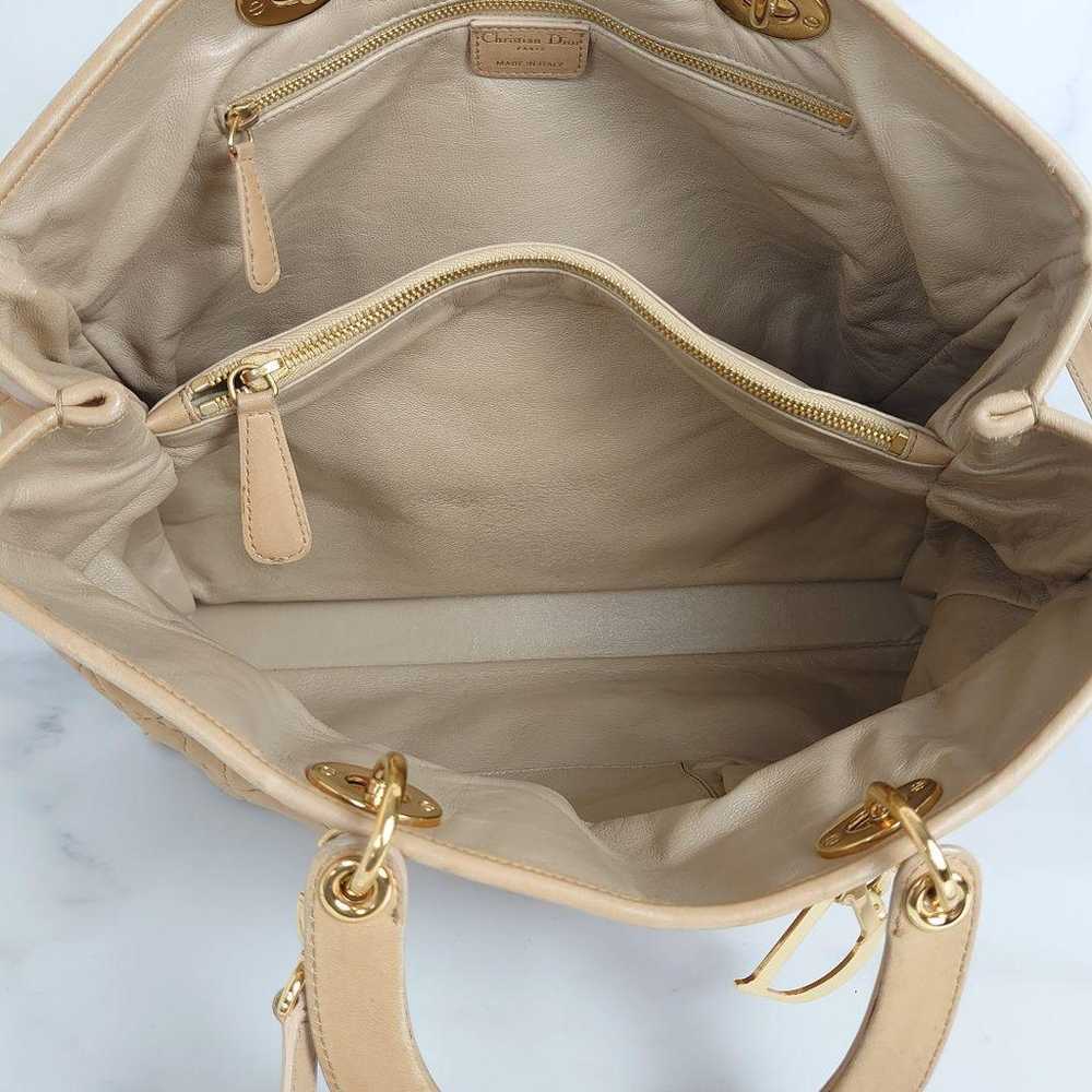 Christian Dior Lady Dior Canage Beige Handbag - image 11