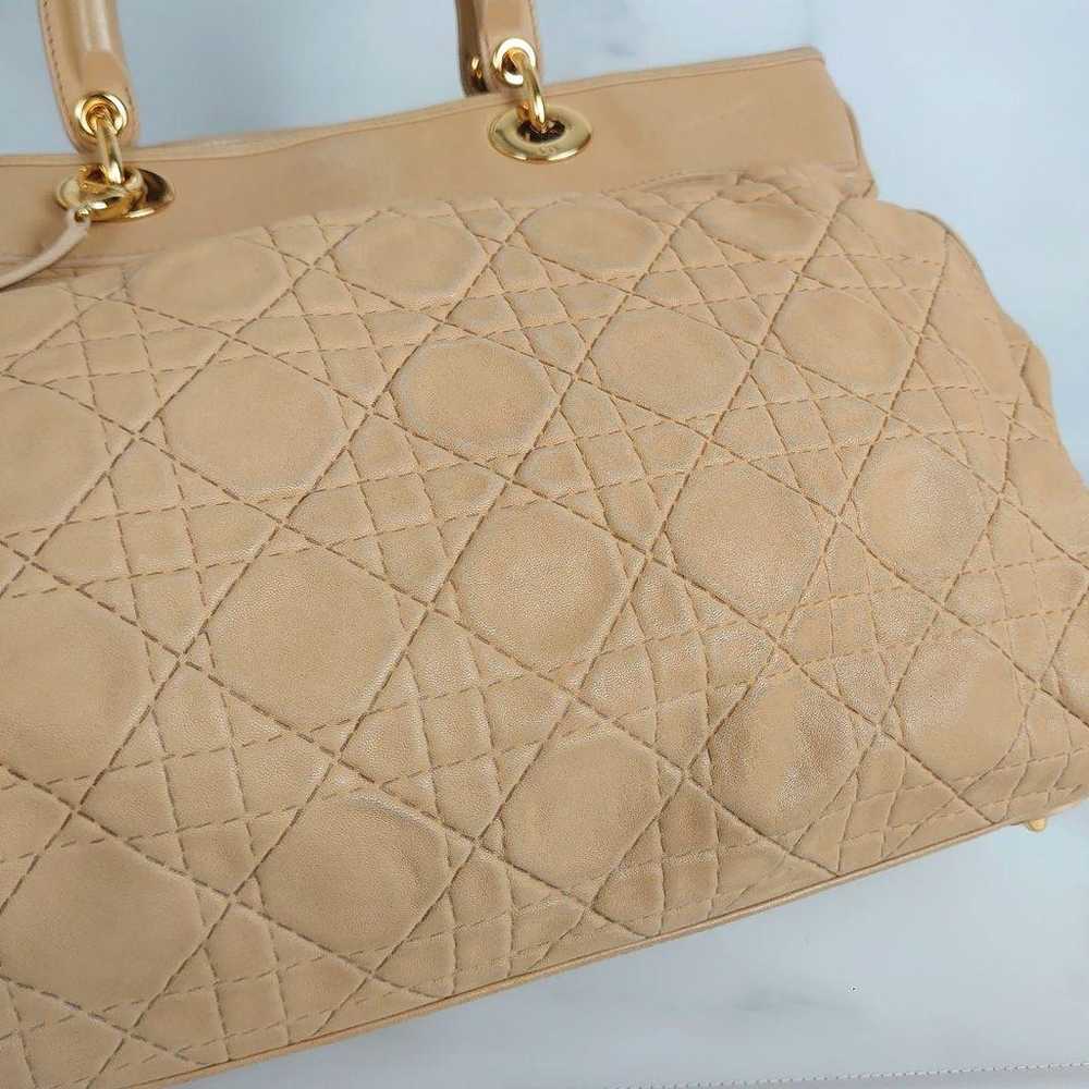 Christian Dior Lady Dior Canage Beige Handbag - image 9