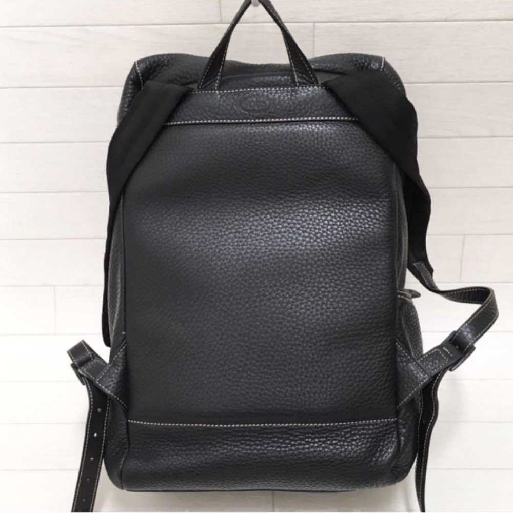 TOD'S Leather Rucksack Backpack Black - image 6