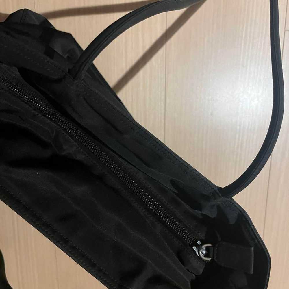 PRADA nylon tote bag black - image 2