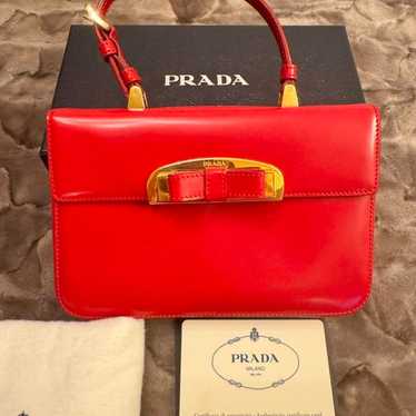 【Rare】PRADA Red Handbag - image 1