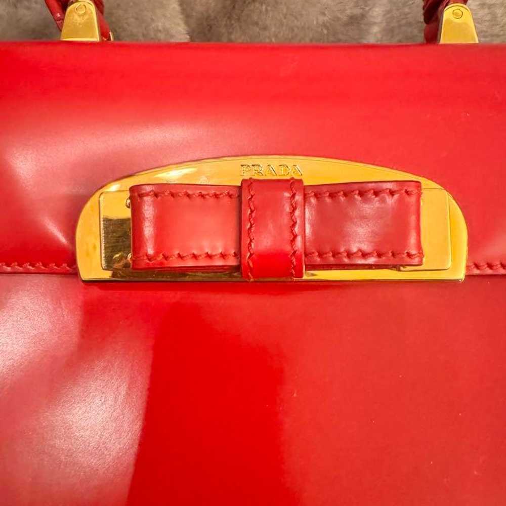 【Rare】PRADA Red Handbag - image 2