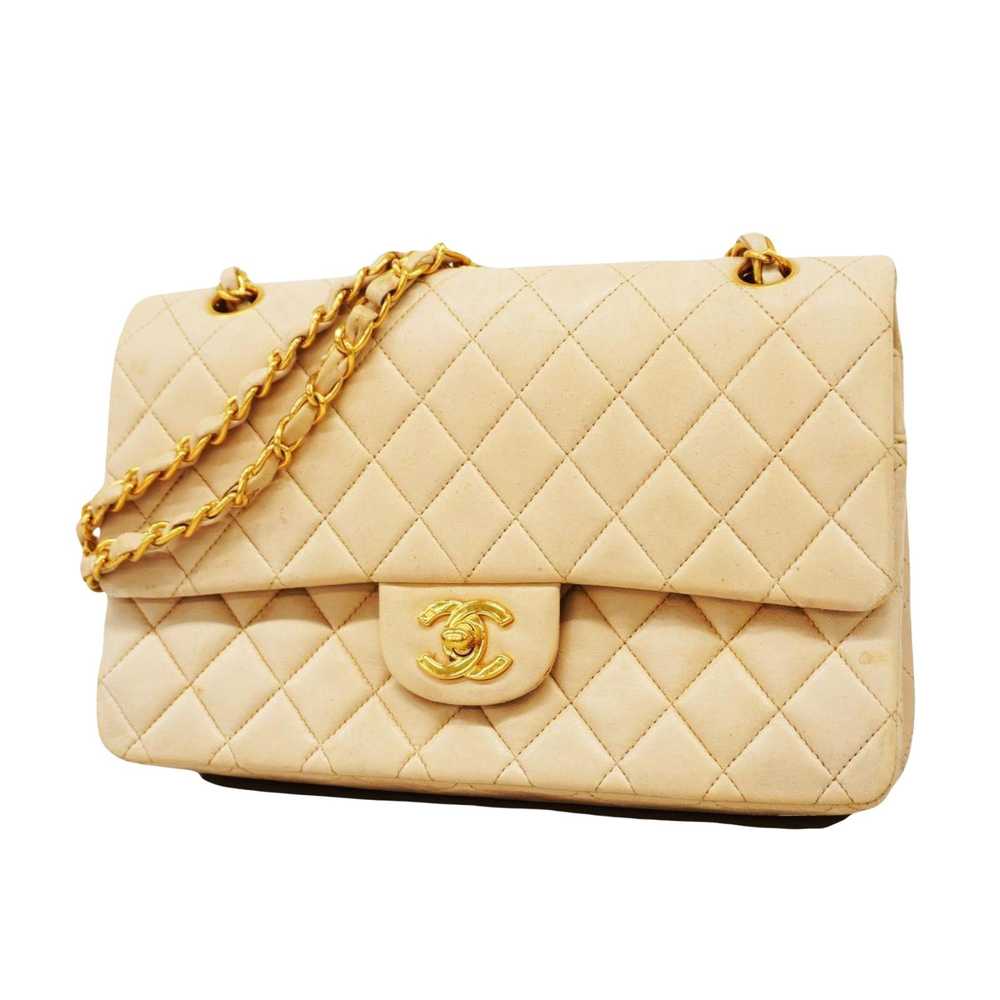 Chanel Timeless Beige Leather Shoulder Bag (Pre-O… - image 1