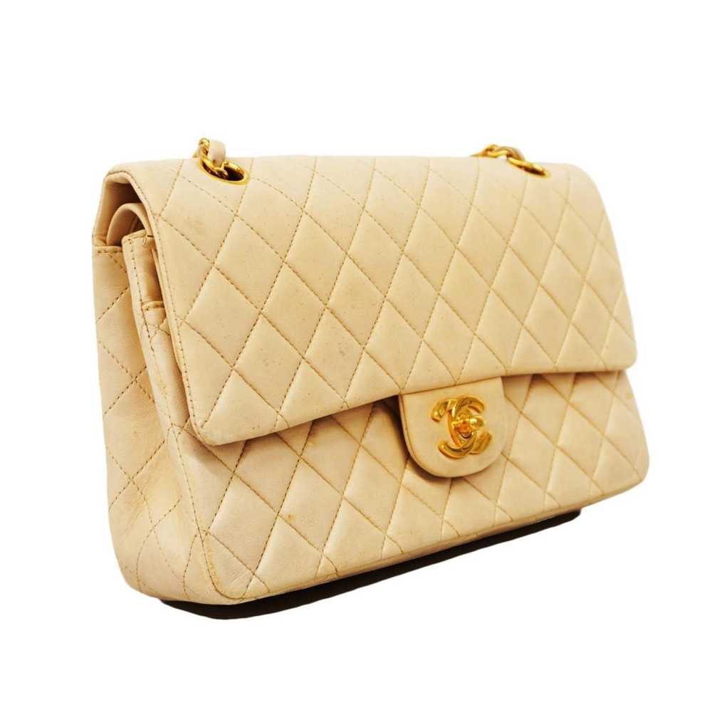 Chanel Timeless Beige Leather Shoulder Bag (Pre-O… - image 4