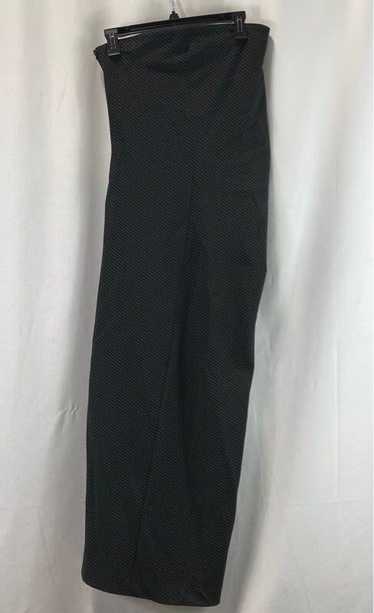 NWT Zara Womens Black Pinstripe Strapless Long Sli