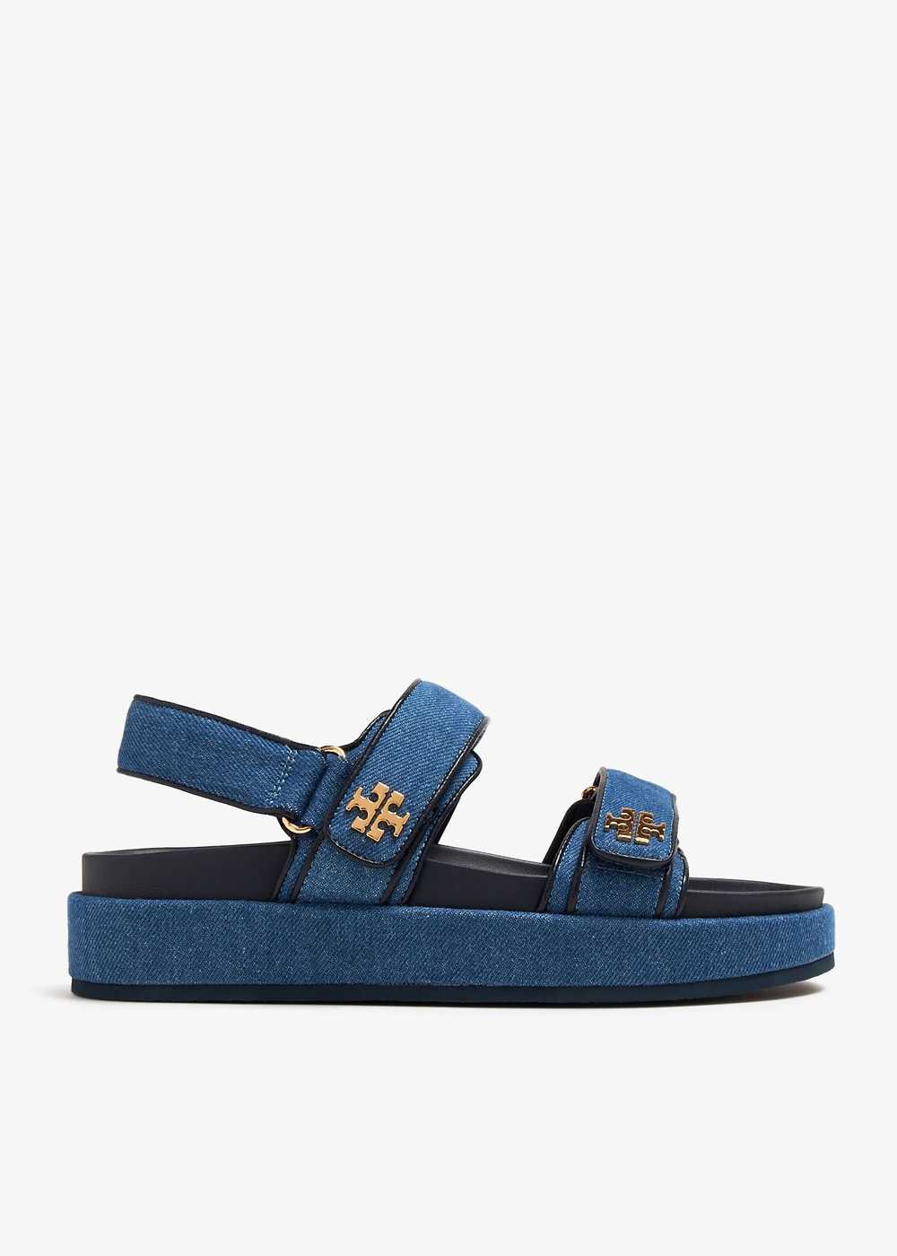 Tory Burch o1s22i1n1024 Denim Kira Sport Sandals … - image 1