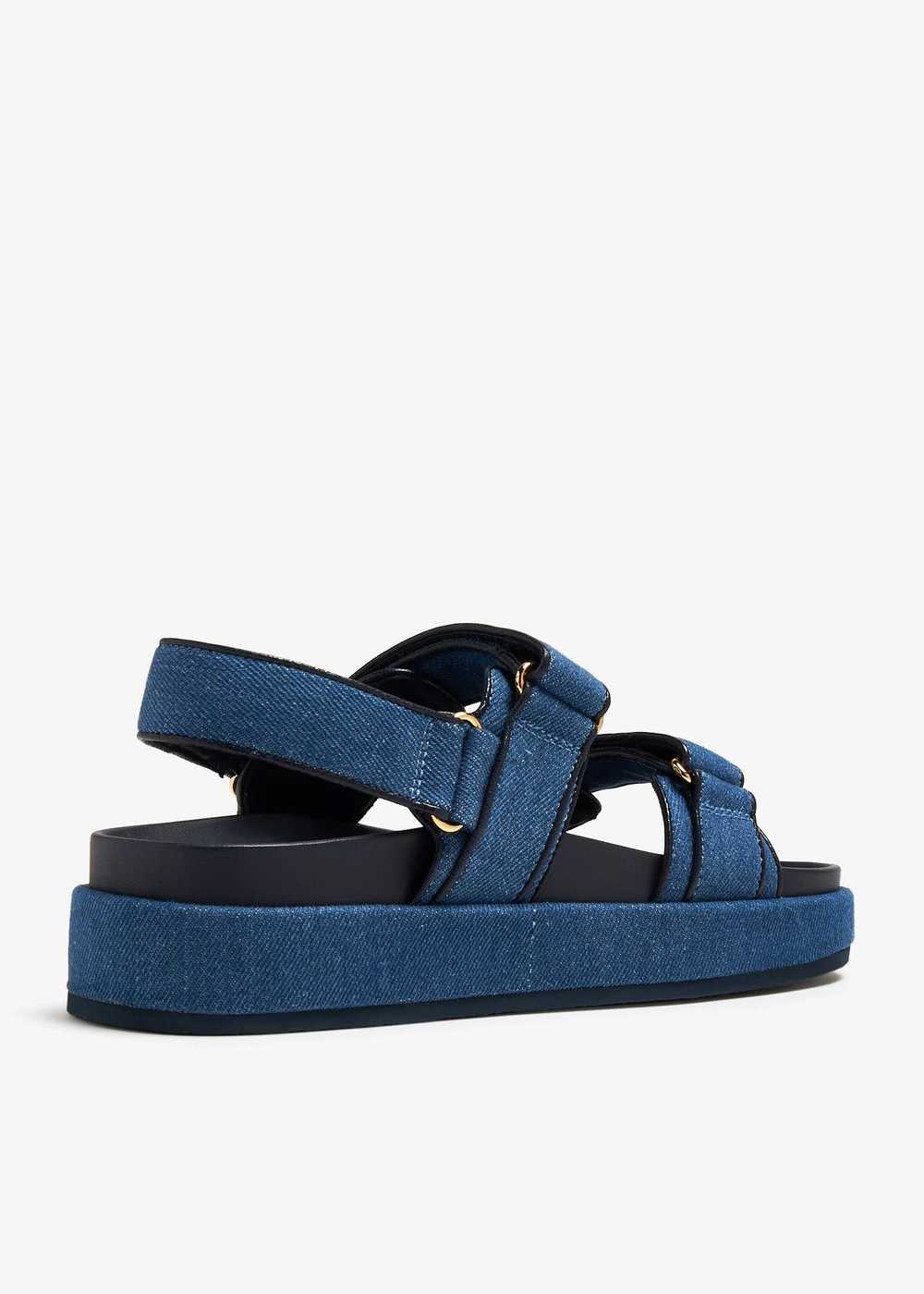 Tory Burch o1s22i1n1024 Denim Kira Sport Sandals … - image 4