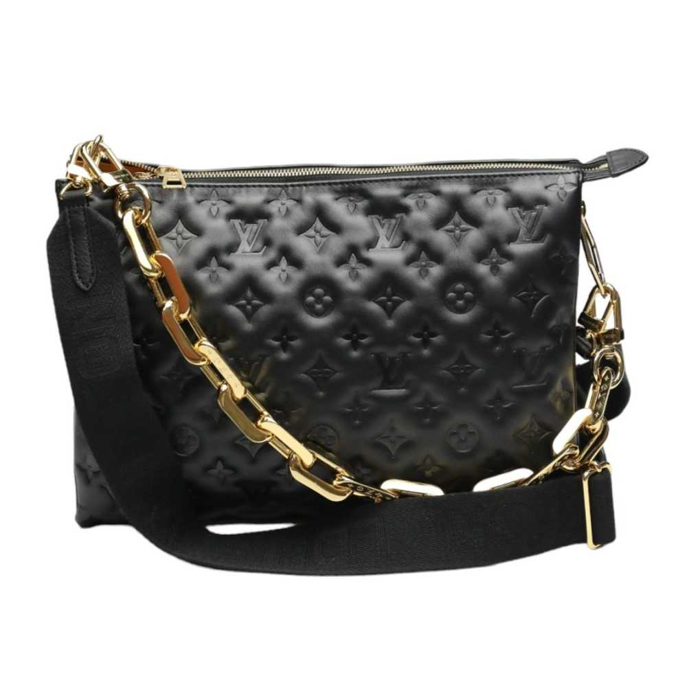 Louis Vuitton Coussin Black Leather Shoulder Bag … - image 1