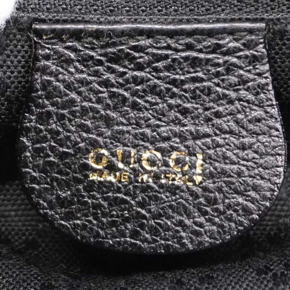 Gucci Bamboo Black Suede Backpack Bag (Pre-Owned) - image 9