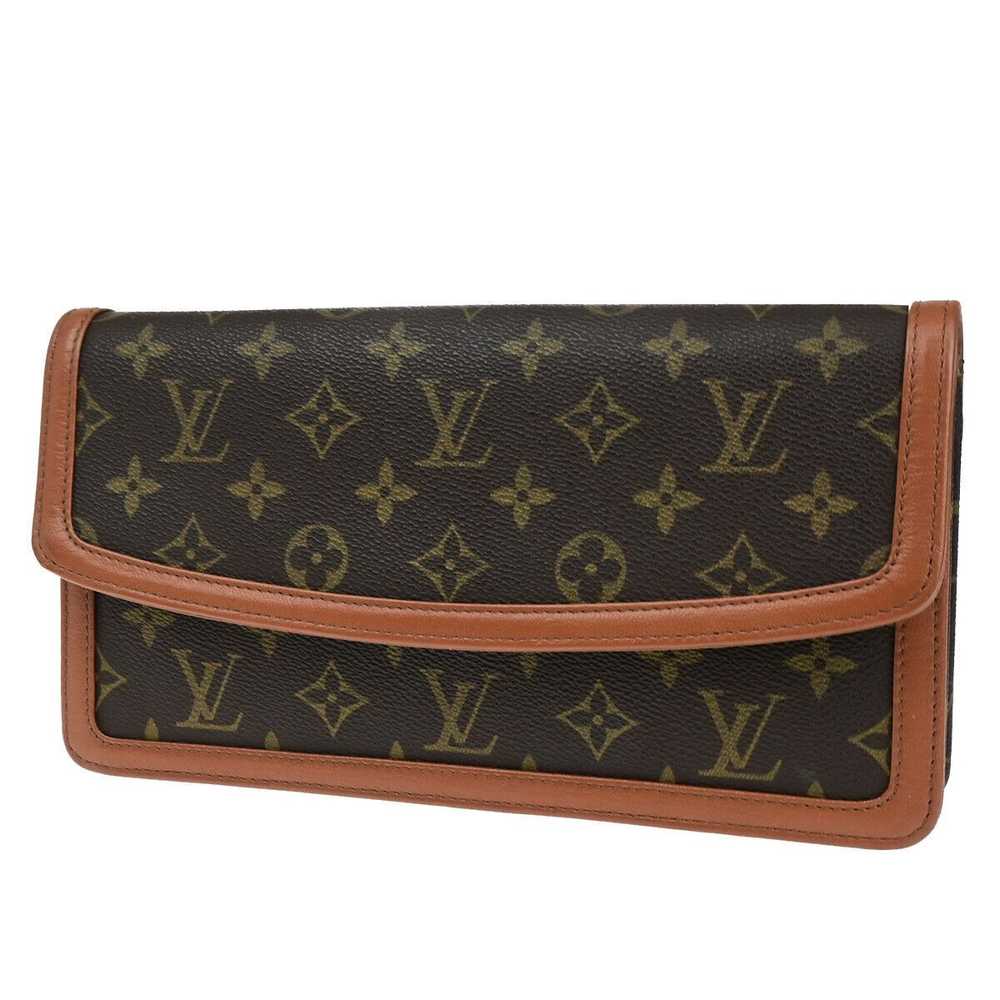 Louis Vuitton Pochette Dame Brown Canvas Clutch B… - image 1