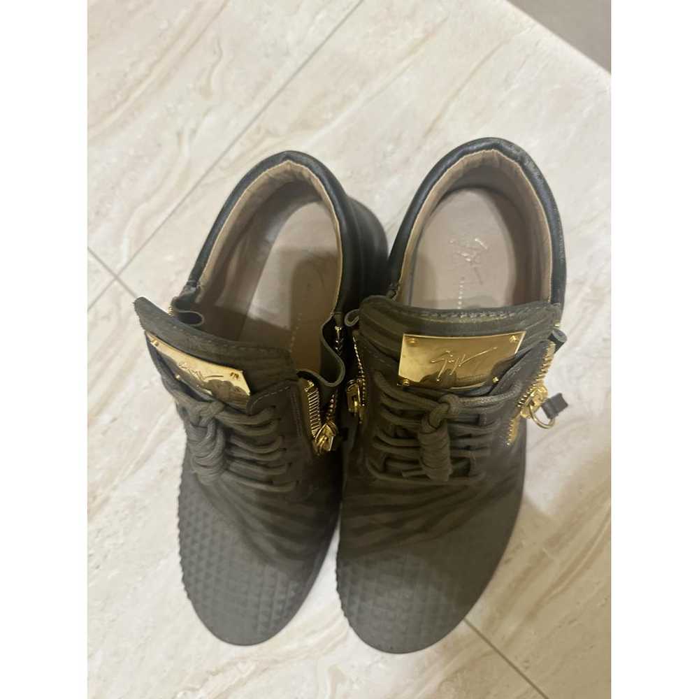 Giuseppe Zanotti Urchin leather low trainers - image 3