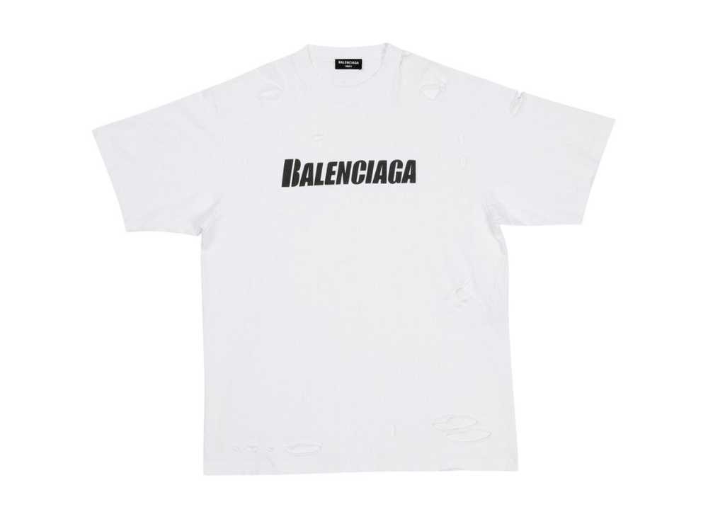 Balenciaga o1bcso1str1024 Caps T-Shirt Boxy Fit i… - image 1