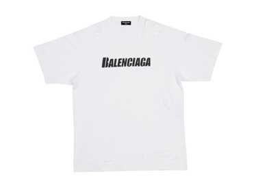 Balenciaga o1bcso1str1024 Caps T-Shirt Boxy Fit i… - image 1