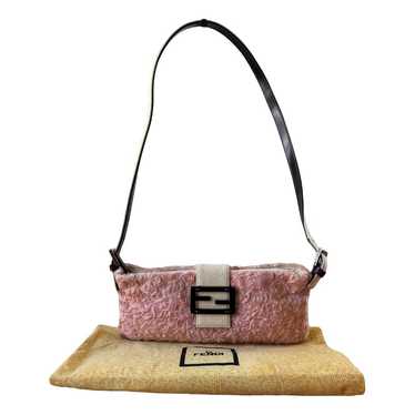 Fendi Baguette cloth handbag - image 1