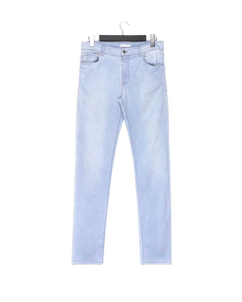 Prada Prada 2009 Tab Logo Light Blue Skinny Fit D… - image 1