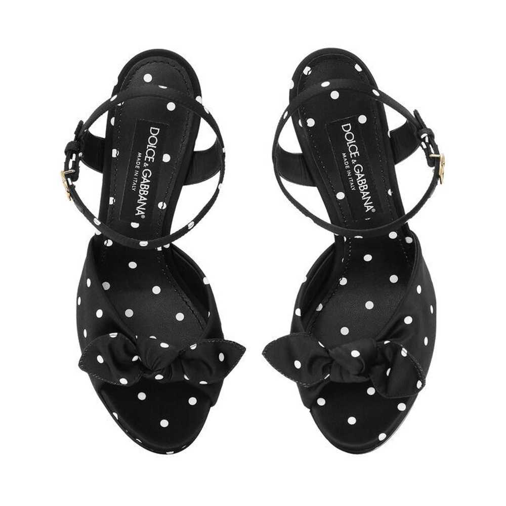 Dolce & Gabbana o1s22i1n1024 Keira Polka Dot Plat… - image 4