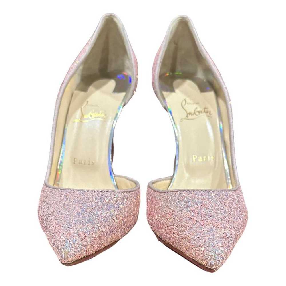 louboutin iriza glitter