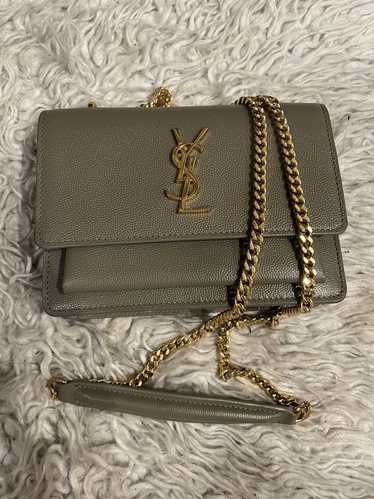 Yves Saint Laurent Grey YSL Kate Bag