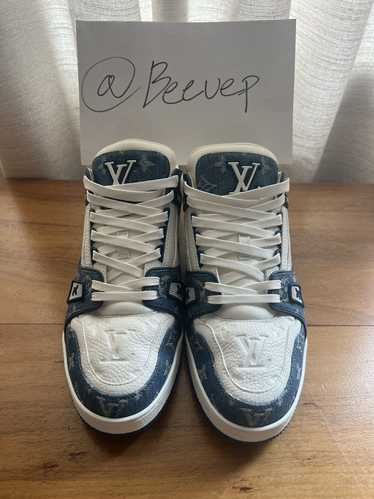 Louis Vuitton Louis Vuitton Denim Monogram Trainer