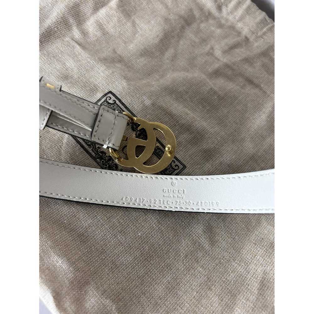 Gucci Gg Buckle leather belt - image 2