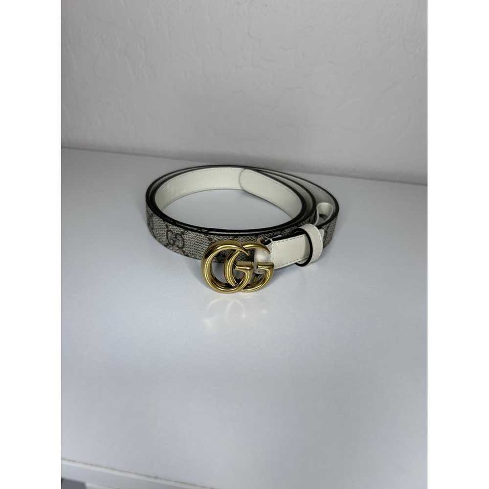 Gucci Gg Buckle leather belt - image 3