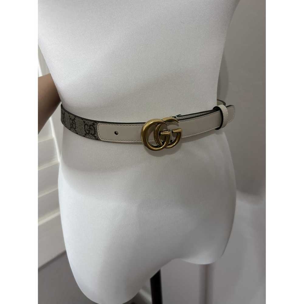 Gucci Gg Buckle leather belt - image 7