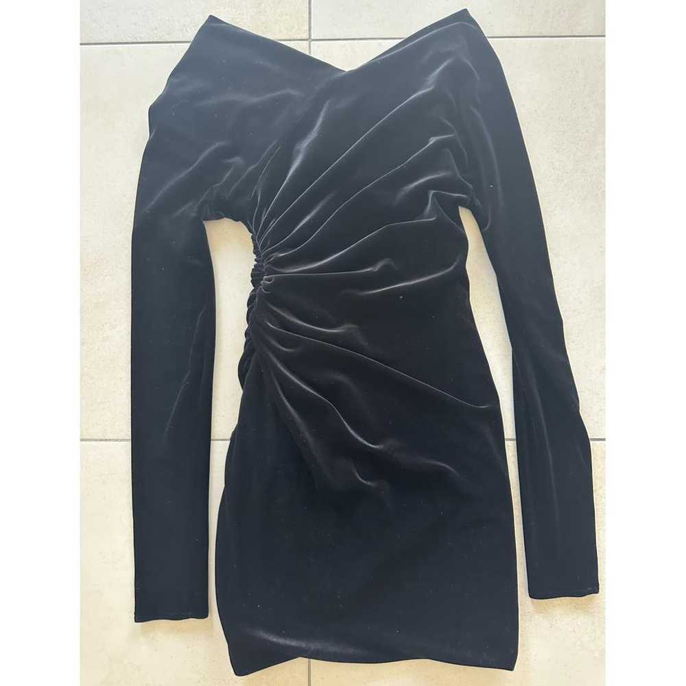 【Alexandre Vauthier】ベルベットミニドレス ALEXANDRE VAUTHIER One-shoulder ruched stretch-velvet mini