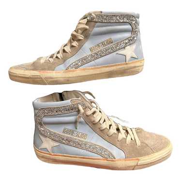 Golden Goose Slide leather trainers