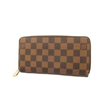 Louis Vuitton Zippy Wallet Brown Canvas Wallet (Pr