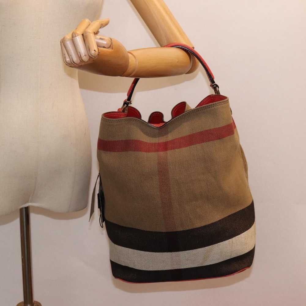 Burberry Ashby Beige Canvas Shoulder Bag (Pre-Own… - image 7