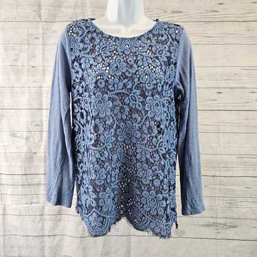 Vintage Sundance Womens Ariadna Lace Top Sz Mediu… - image 1