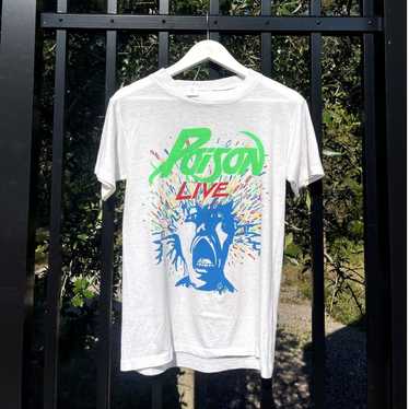 Vintage Vintage Poison Live 1989 Tour Single Stit… - image 1