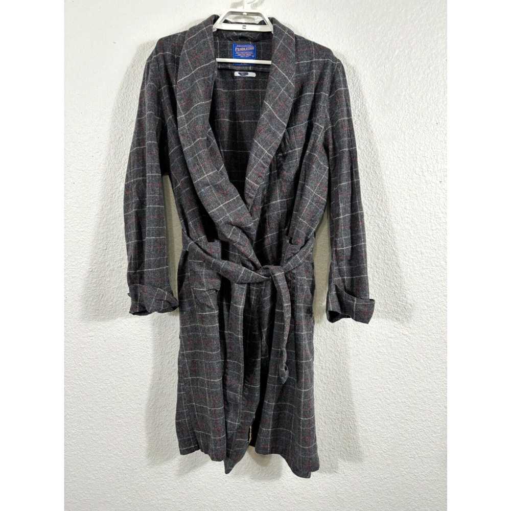 Pendleton Vintage Pendleton Robe Size L Gray 100%… - image 1