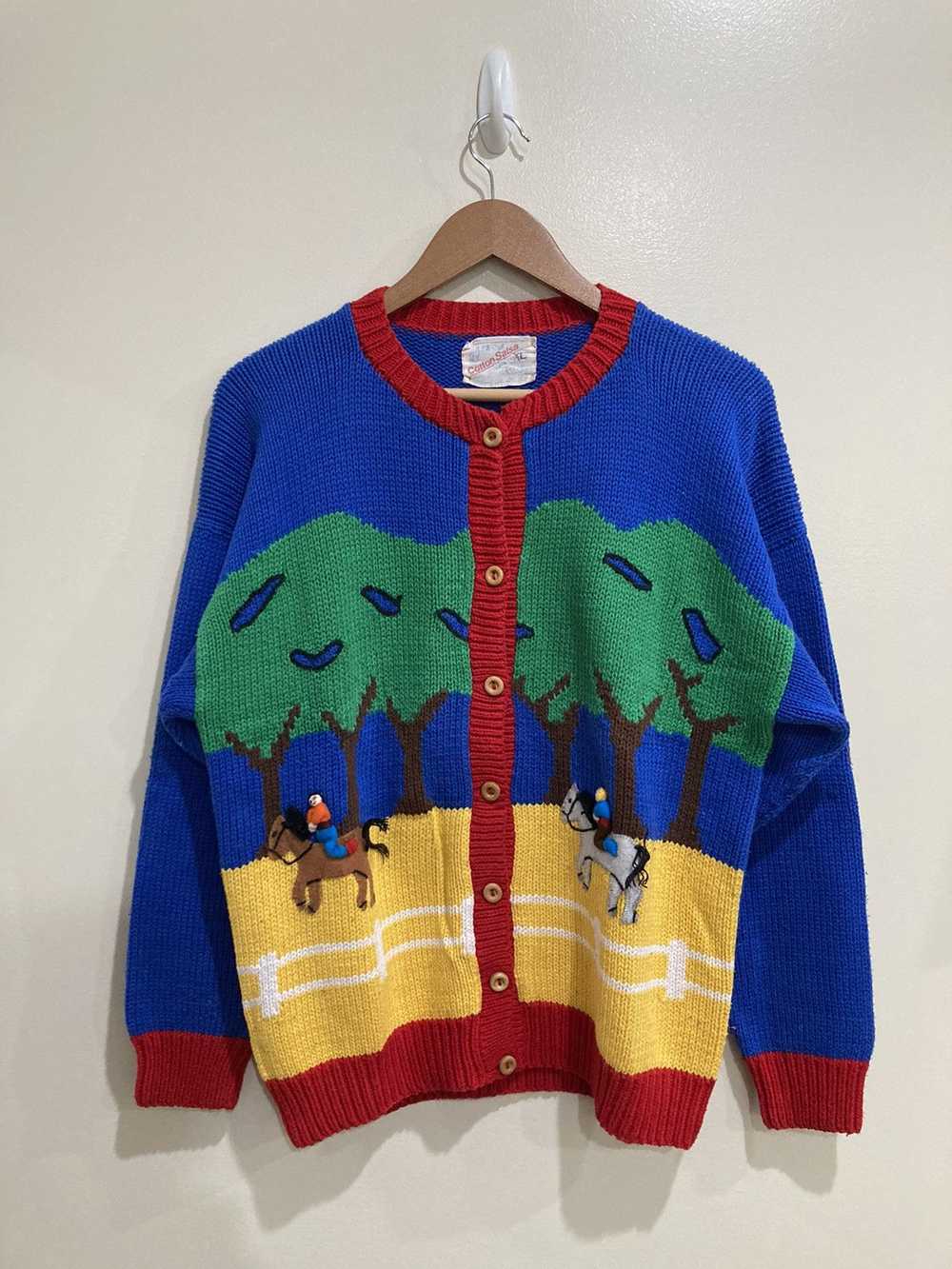 Vintage Goofy ahh knitted sweater - image 1