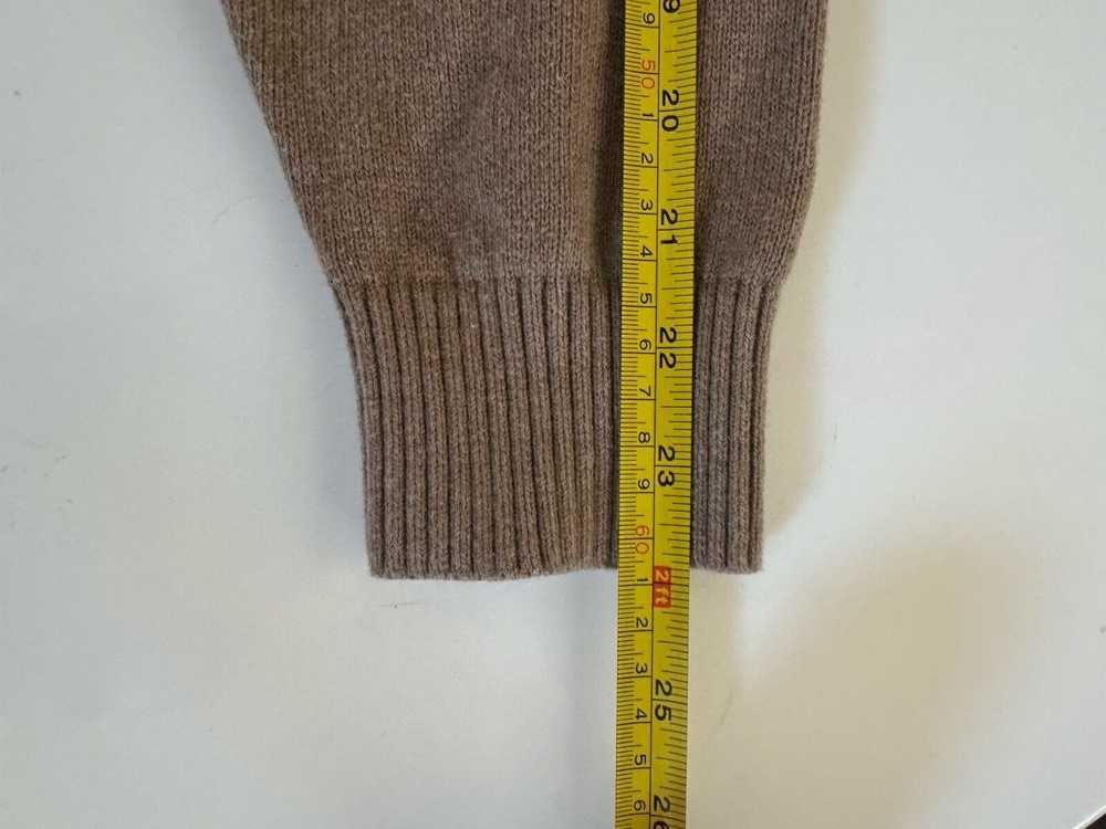 L.L. Bean LL Bean Sweater Men L Beige Cotton Cash… - image 4