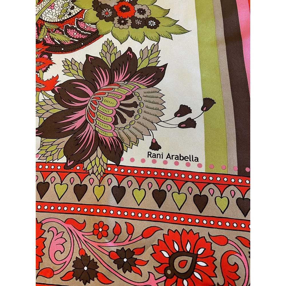 Unkwn RANI ARABELLA Red Pink Green Paisley Luxury… - image 3