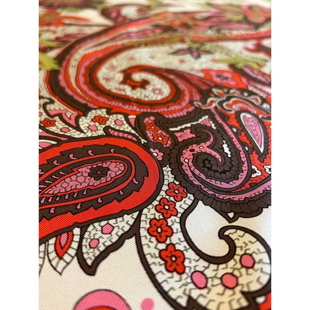 Unkwn RANI ARABELLA Red Pink Green Paisley Luxury… - image 6