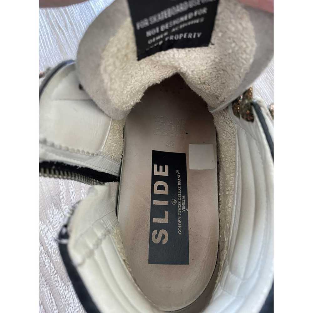 Golden Goose Slide leather trainers - image 4