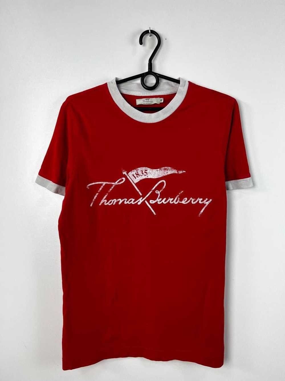 Streetwear × Vintage Thomas Burberry luxury t-shi… - image 1