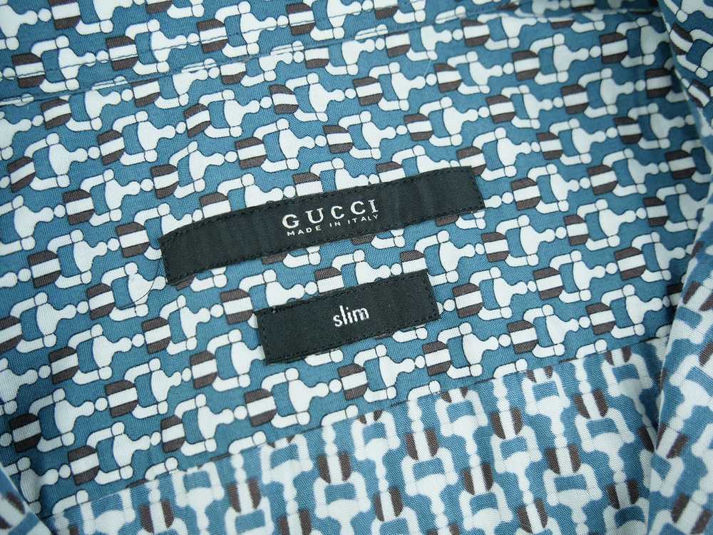 Gucci Gucci slim monogram shirt - image 4